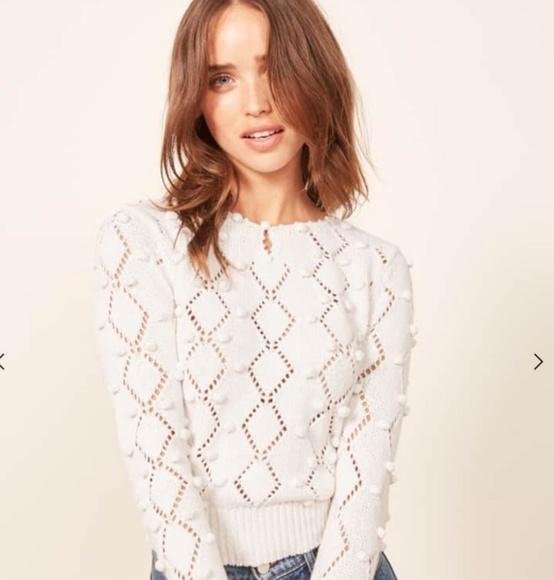 reformation marie sweater
